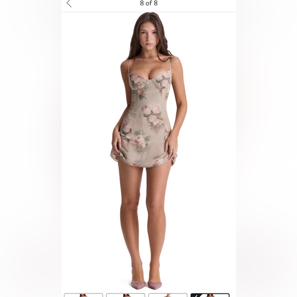 House of CB | Christiana vintage floral mini dress